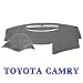JIAKANUO Auto Car Dashboard Dash Board Cover Mat Fit for Toyota Camry 2007-2011 (Camry 07-11, Gray)