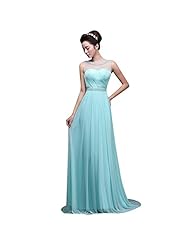 Mesh Pleated  Chiffon Off the Shoulder Prom Dress/Party Dress/Wedding Dress  with a Brush/Sweep Train  With Pearls