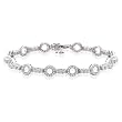 14K White Gold 2 1/2 ct. Diamond Fashion Bracelet