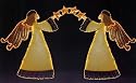 Huge 10' Lighted Dramatic Angel Arch Christmas Yard Art #71152