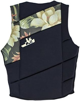 Scallywag Wakeboard Comp Life Vest (Black, Small)