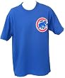Men`s Chicago Cubs #30 Ted Lilly `Name and Number` S/S Blue Tee