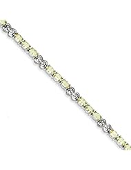 Sterling Silver Lemon Quartz Bracelet