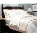 Pinzon Hemstitch 400-Thread-Count Egyptian Cotton Sateen Full/Queen Duvet Set, Eggshell