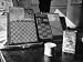 Ten Cent Punch Boards to Win $5 Next to Give to Cancer Donation Can on Counter in the...
