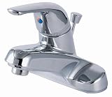 Plumb USA - 4" Lavatory Centerset Faucet, Chrome Finish - 32111