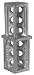 Designovations Inc. S200 SNAP'n SAFE Breakaway Square Ground Mount Sign Post Coupler for 2-Inch Sign Post Size