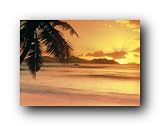 SEYCHELLES TROPIC ISLE BEACH SUBWAY POSTER 40X60 SUB351