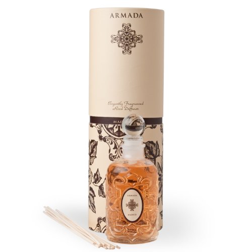 See Zodax Armada Reed Diffuser Set in Gift Box, Madrid Scent
