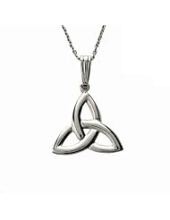 Sterling Silver Irish Trinity Knot Celtic Pendant - Guaranteed Delivery for Valentines Day