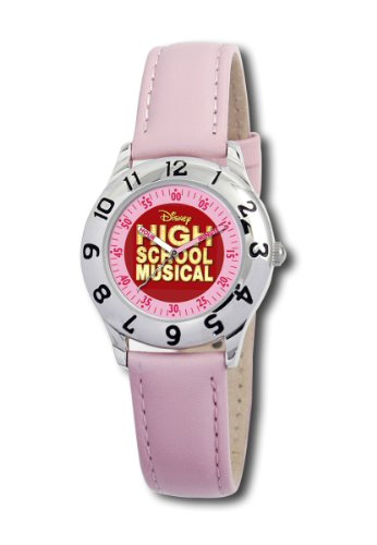 Disney Kinder-Armbanduhr High School Musical Lernuhr rosa Leder #0803C009D049S401 Preisvergleich