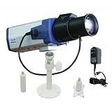 VideoSecu Color CCTV Security Camera High Resolution weatherproof CCD Camera Night Vision with 3.5-8mm Vari-Focal Lens with one free surveillance warning DeCal 3