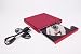 Hitachi-LG Lecteur Blu-Ray Externe BD Combo - Lecture Graveur DVD et CD- USB 2.0 Slim Technologie Labelflash, Rouge Brillante