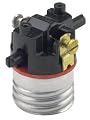 Leviton 7080-M Medium Base Interior Only, Shell Incandescent Lampholder, Push-Through, Single Circuit,