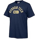 Nike Georgia Tech Yellow Jackets Navy Blue College Athletic T-shirt