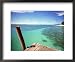Waters of Pulau Babi Besar Seen from Jetty Islands Malaysia, 1990s Framed Art Poster Print by Mirrorpix, 22x18