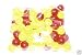 Lot de 100 cochonnets FLUO pour boules de pétanque