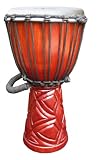 Medium Mahogany Sunrise Kids Series Djembe by Freedom Drums-15-16 Tall x 7-8 Playing Surface