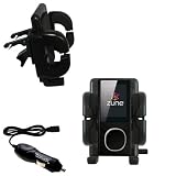 Microsoft Zune 4GB / 8GB Auto Vent Holder with Car Charger - Uses Gomadic TipExchange
