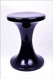 Produkt-Bild: Designer Hocker 2er Set - 1x schwarz und 1x weiss