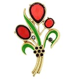 Vintage Inspired Flower Brooch