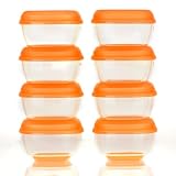 Vital Baby Press n Pop Mini Freezer Pots, Orange, 1 Ounce, 8 Pack