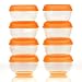 Vital Baby Press 'n' Pop Mini Freezer Pots, Orange, 1 Ounce, 8 Pack