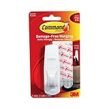Buy 3M Command 17003 Large Hook with Adhesive Strips by Command