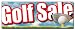 48" GOLF SALE DECAL sticker golfing shop ball club