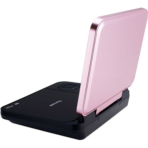 Venturer PVS8380P 8'' Portable DVD Player, Pink