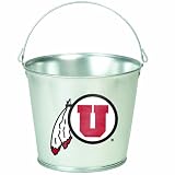 NCAA Utah Runnin Utes 5-Quart Galvanized Pail