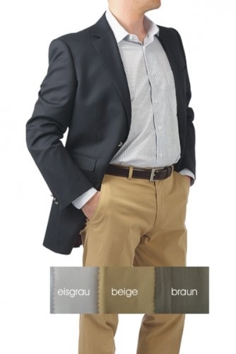 Herrenhose Albert, hochwertige Baumwoll-Chino