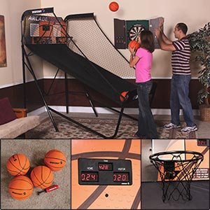 Sportcraft Basketball Arcade Hoops Features 7 Different Game Play Options, Electronic... by 
