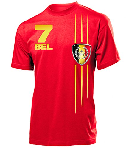 FUSSBALL – BELGIEN FANSHIRT 3314(H-R) Gr. L
