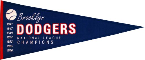 MLB Brooklyn Dodgers Medium Throwback Pennant