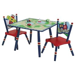 Levels Of Discovery Gettin' Around Table and 2 Chair Set Multi-Color