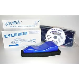 Sacro Wedgy - MALE Version COMPLETE SYSTEM: Includes Sacro Wedgy Cervical Support. - The Back Aid Sacral Stabilizer - Helps Releive Back Pain by Sacro Wedgy