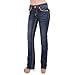 Sexy Couture Women's S98-PS Mid Rise Bootcut Jeans
