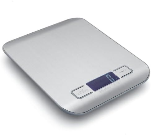 Multifunction Precision Electronic Digital 11 Lb/5 Kg Kitchen Scale in 1 G/0.05 Oz Graduation with Tare and Auto Off Function for Accurate Measuring Purposes