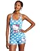 Hello Kitty Women's Pokka Dot Tank Short Set, Lime, Medium