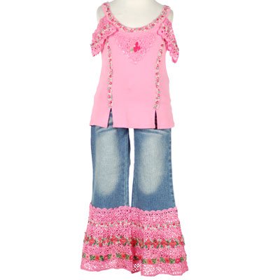 Buy THE ENGLISH ROSES Girl Clothes ROSE PANT SET 4-6X