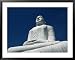 Statue of the Buddha Above Kandy, Sri Lanka Religion & Philosophy Framed Art Poster Print by Yadid Levy, 39x31