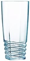 BHL Luminarc Tess Hiball Glass Tumbler, 33cl, Set of 4