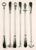 Assorted Shoe Horn in Unique Silver Finish - Set of 6