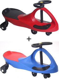 PlasmaCars 1 Red 1 Blue