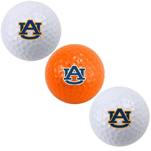 Auburn Tigers 3-pack Golf Balls