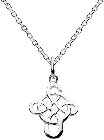 Kit Heath Sterling Silver Celtic Knot Cross Necklace
