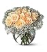 Dozen White Roses