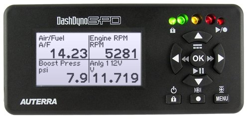 Auterra A-500 DashDyno SPD In-Vehicle Automotive Computer - Scan Tool, Performance Meter, and Data Logger