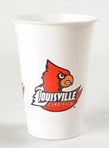 Louisville Cardinals Reusable Plastic Cups (24 Pack)